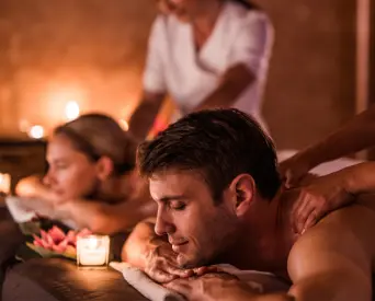 Massage en duo chez Qualy's Institut Angers Doutre, Imbach et Le Mans Nord